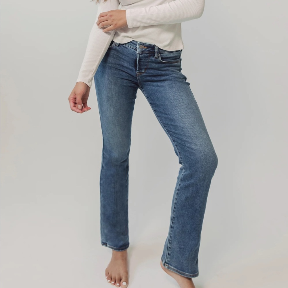 Blanqi Belly Support Flare Jeans